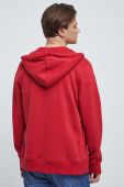 Кофта Medicine чоловіча колір червоний з капюшоном однотонна