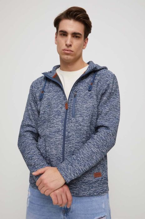 Кофта Medicine чоловіча колір синій з капюшоном (3240570)