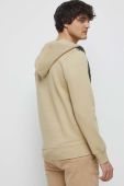 Кофта Medicine чоловіча колір бежевий з капюшоном візерунок