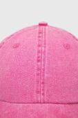 Джинсова кепка Medicine колір рожевий однотонна