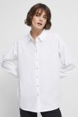 Сорочка Medicine жіноча колір білий relaxed класичний комір (3017609)