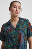 Сорочка Medicine жіноча relaxed класичний комір колір барвистий (3256253)