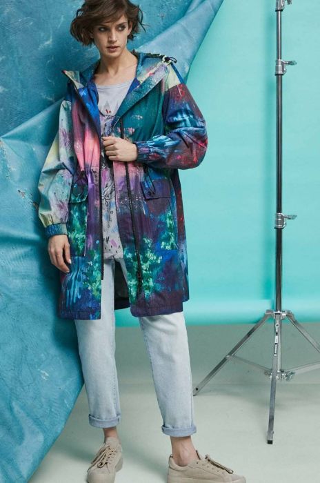 Пальто Medicine жіночий перехідний oversize колір барвистий (3108058)