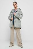 Пальто Medicine жіночий колір бірюзовий перехідний