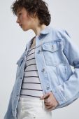 Джинсова куртка Medicine жіноча перехідна колір блакитний (3227326)