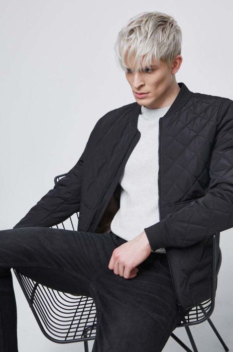 Куртка-бомбер Medicine чоловічий колір чорний перехідна (2874586)