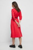 Сукня Medicine колір червоний midi розкльошена (3079850)