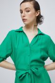 Сукня Medicine колір зелений mini розкльошена (3197886)