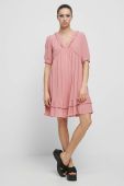 Сукня Medicine колір рожевий mini розкльошена (3307562)
