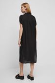 Сукня Medicine колір чорний midi oversize (3319179)