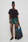Шорти Medicine жіночі колір чорний візерунок середня посадка (3239752)