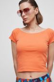 Футболка Medicine жіноча колір помаранчевий оголене плече