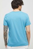Бавовняна футболка Medicine колір бірюзовий однотонний (3281451)