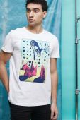 Бавовняна футболка Medicine колір білий з принтом (3108142)