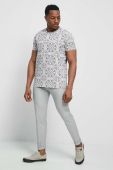 Бавовняна футболка Medicine колір бежевий візерунок (3143540)