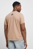 Бавовняна футболка Medicine колір коричневий з принтом (3177827)