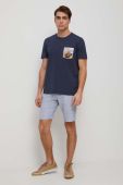 Бавовняна футболка Medicine чоловічий колір синій з принтом (3239791)