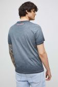 Бавовняна футболка Medicine чоловічий колір сірий з принтом (3281436)