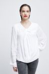 Блузка Medicine жіноча колір білий однотонна (2667259)