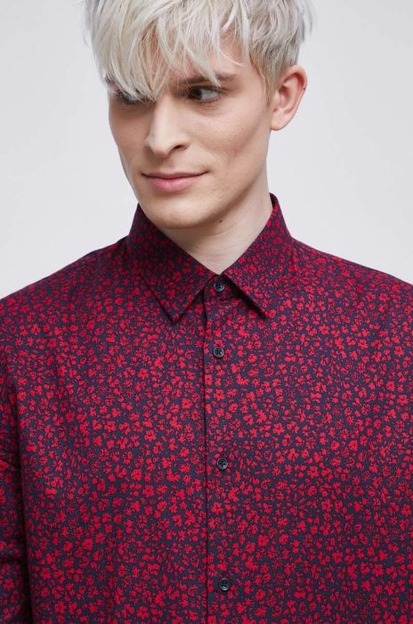 Сорочка Medicine чоловіча колір чорний regular класичний комір (2864602)