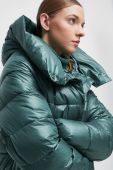 Пальто Medicine жіноче колір зелений зимове (2778140)