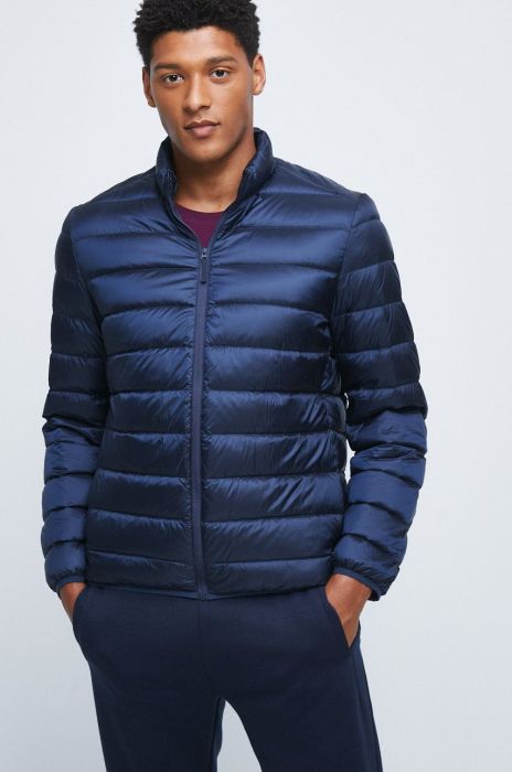 Пухова куртка Medicine чоловіча колір синій перехідна