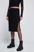 Спідниця Medicine колір чорний midi олівець (2865951)