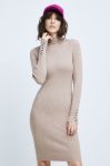 Сукня Medicine колір бежевий mini облягаюча (2753525)