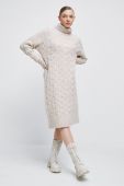 Сукня Medicine колір бежевий midi oversize (2843285)