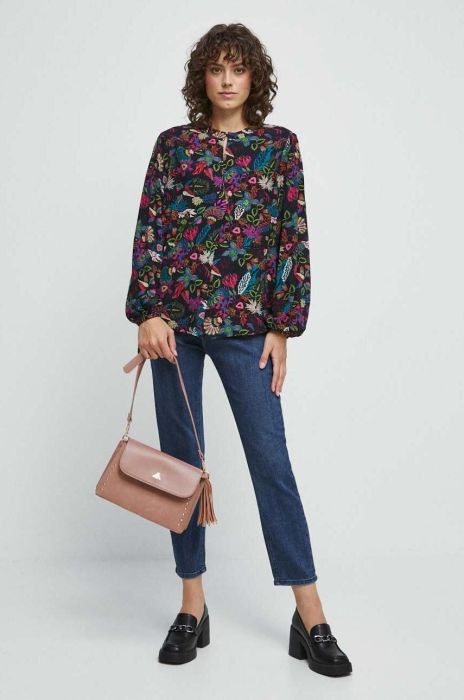 Блузка Medicine жіноча візерунок колір бірюзовий (3569247)