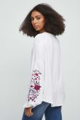 Блузка Medicine жіноча колір білий з аплікацією (3468555)