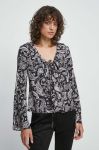 Блузка Medicine жіноча колір чорний візерунок (3561054)