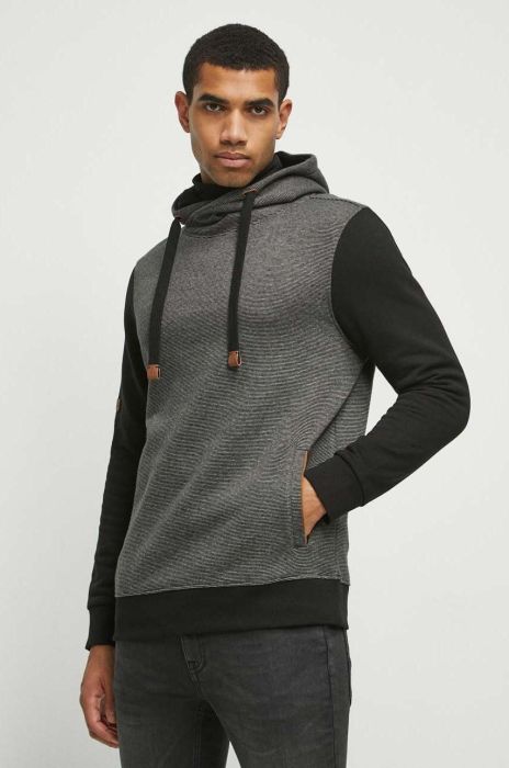 Кофта Medicine чоловіча колір чорний з капюшоном