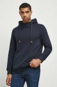 Кофта Medicine чоловіча колір синій з капюшоном однотонна (3608601)