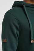Кофта Medicine чоловіча колір зелений з капюшоном однотонна (3608596)