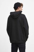 Кофта Medicine чоловіча колір чорний з капюшоном з принтом (3675439)