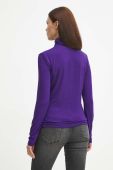 Лонгслів Medicine жіночий колір фіолетовий гольф