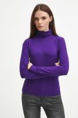 Лонгслів Medicine жіночий колір фіолетовий гольф