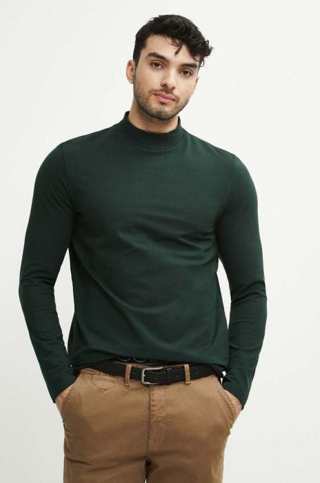 Лонгслів Medicine чоловічий колір зелений однотонний (3514353)