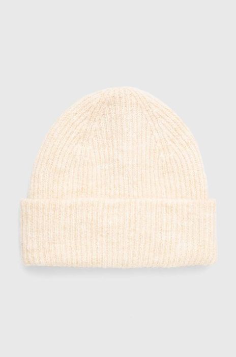 Шапка з домішкою вовни Medicine колір бежевий з товстого трикотажу (3608637)