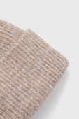 Шапка з домішкою вовни Medicine колір бежевий з товстого трикотажу (3608638)