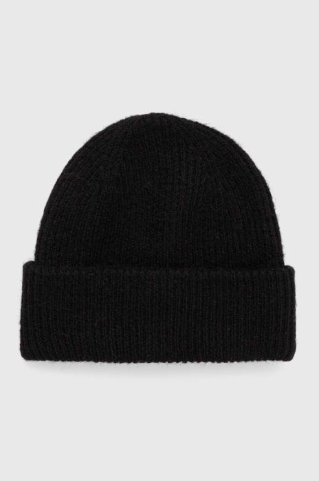Шапка з домішкою вовни Medicine колір чорний з товстого трикотажу (3608635)