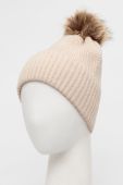 Шапка Medicine жіноча колір бежевий з товстого трикотажу (3650070)