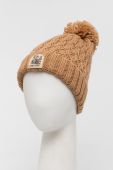 Шапка Medicine жіноча колір бежевий з товстого трикотажу (3652849)