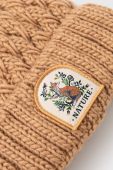 Шапка Medicine жіноча колір бежевий з товстого трикотажу (3652849)
