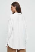 Сорочка Medicine жіноча колір білий relaxed класичний комір (3573064)