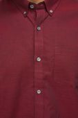 Бавовняна сорочка Medicine чоловіча колір бордовий regular комір button-down