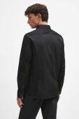 Сорочка Medicine чоловіча колір чорний slim класичний комір (3673376)