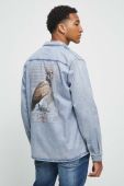 Джинсова сорочка Medicine чоловіча relaxed класичний комір колір блакитний