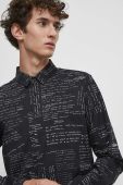 Сорочка Medicine чоловіча колір чорний regular класичний комір (3456283)